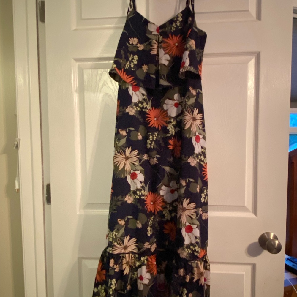 Maxi length, flowy dress.